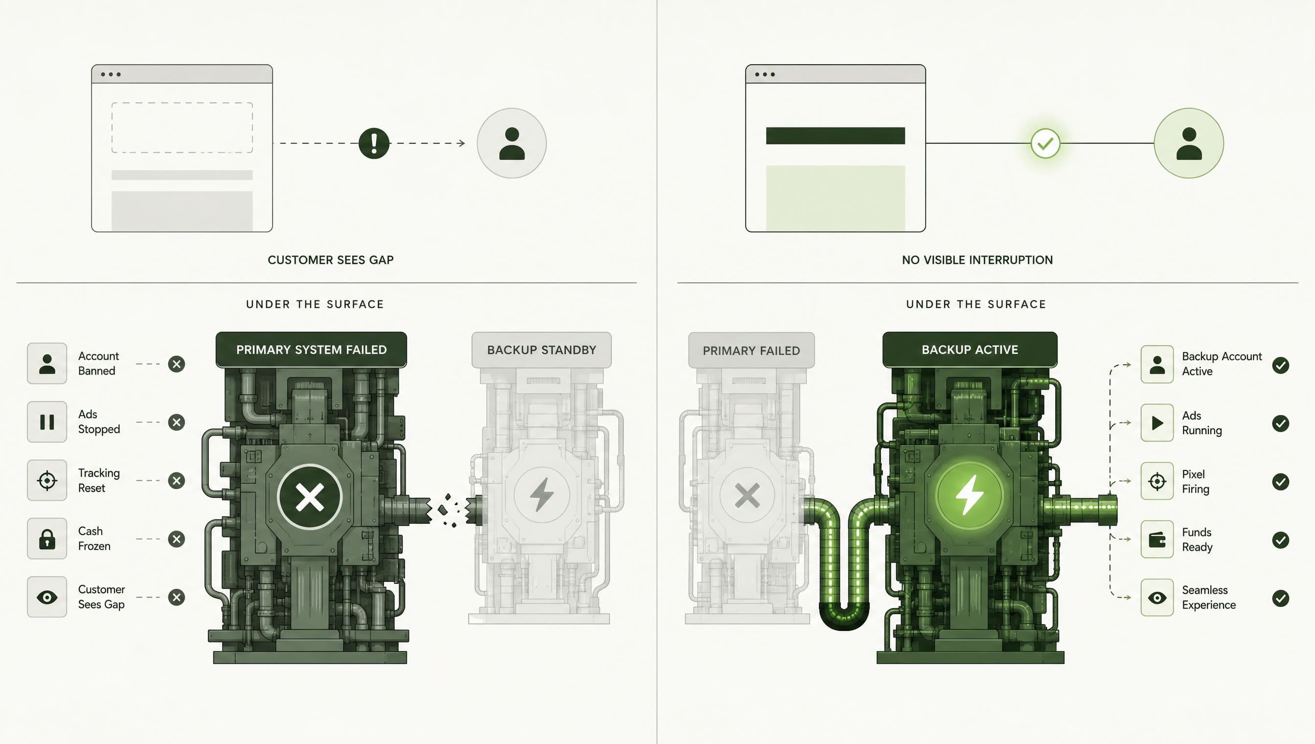 Backups ready before you need them